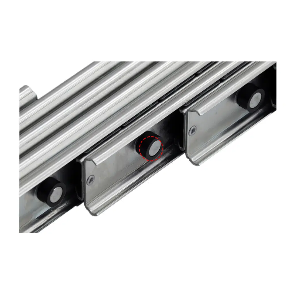 Aluminum alloy material table extension slides mechanism with
