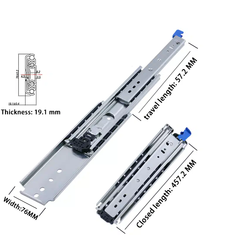 heavy duty drawer slides 1500mm HighQuality Drawer Hardware HVPAL